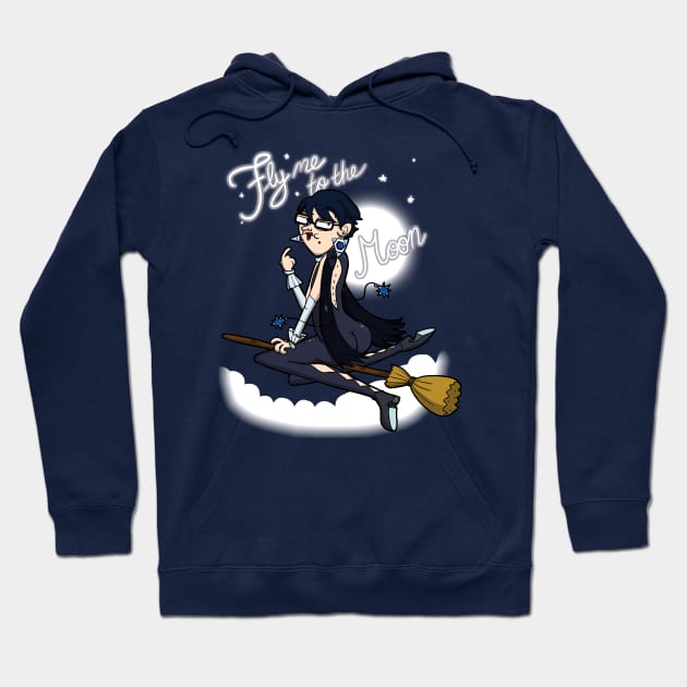 Fly me to the moon... Hoodie by Aniforce